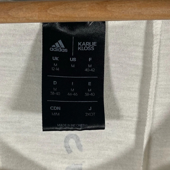 Women’s Adidas Karlie Kloss racerback Tank Top white Medium - Picture 3 of 4
